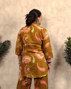 Mustard Paisley Print Co-ord Set