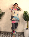 Abstract Art Print Cotton Co-ord Set